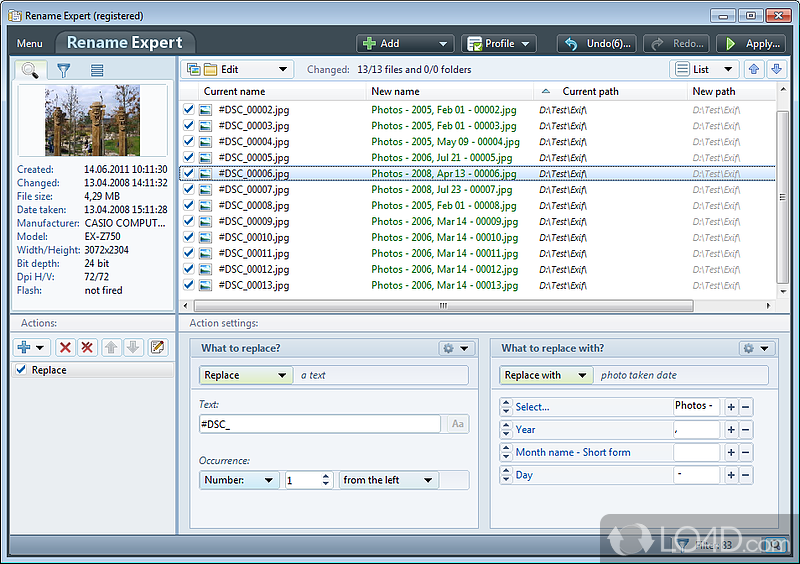 Gillmeister Rename Expert 5.30.1 free downloads