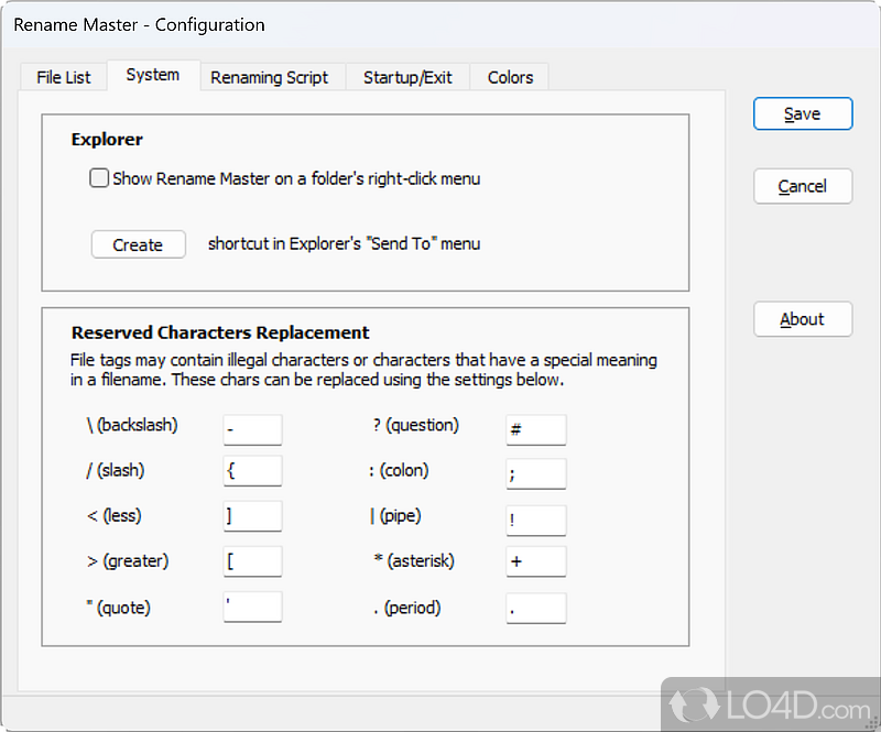 Batch renaming that's simple to use - Screenshot of Rename Master