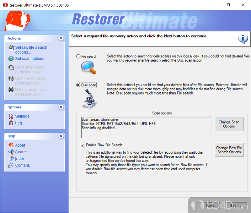 Restorer Ultimate screenshot