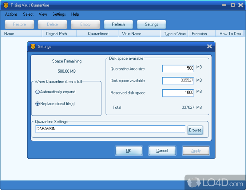 Rising Antivirus Free Edition screenshot