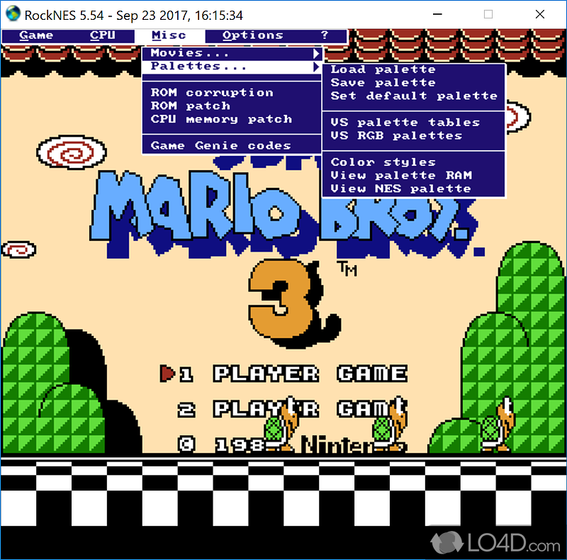 Handy, lightweight NES emulator - Screenshot of RockNES