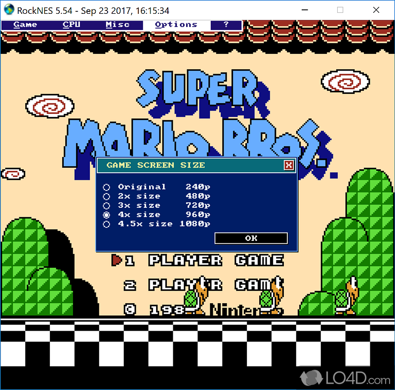 A free PC games program for Windows - Screenshot of RockNES