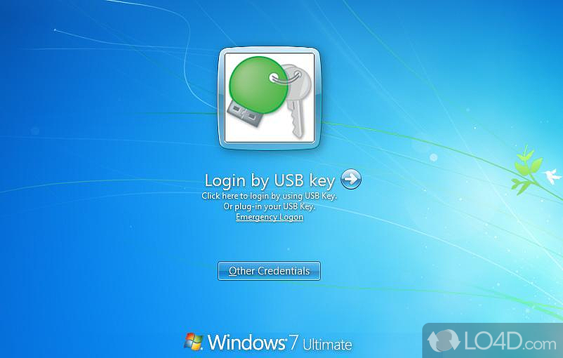 Converts any USB drive - Screenshot of Rohos Logon Key