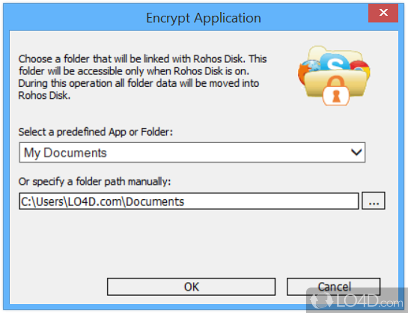 Encrypt your USB stick and protect your data - Screenshot of Rohos Mini Drive
