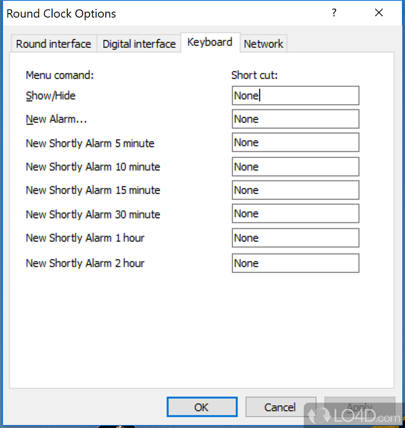 Atomic alarm clock - digital or round - Screenshot of Round Clock