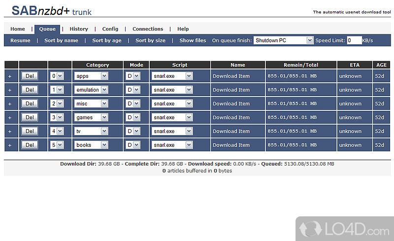 sabnzbd slow download