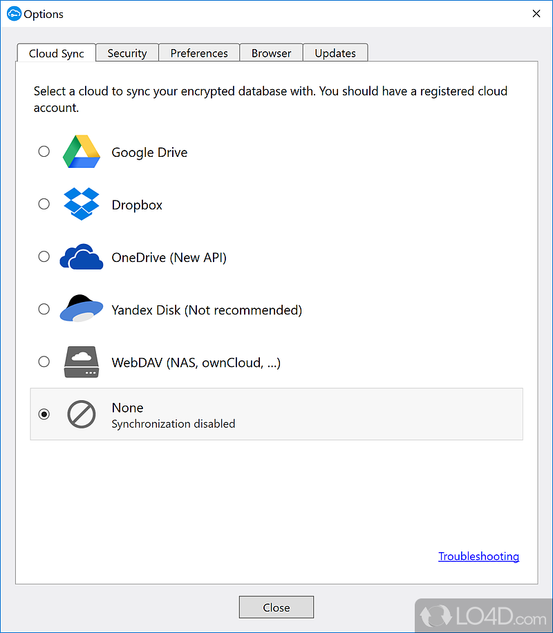 Cloud-based password manager with support for multiple platforms - Screenshot of SafeInCloud
