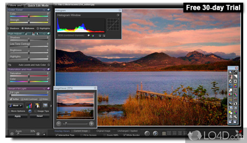 A powerful tool for professional photo editing - Screenshot of Sagelight