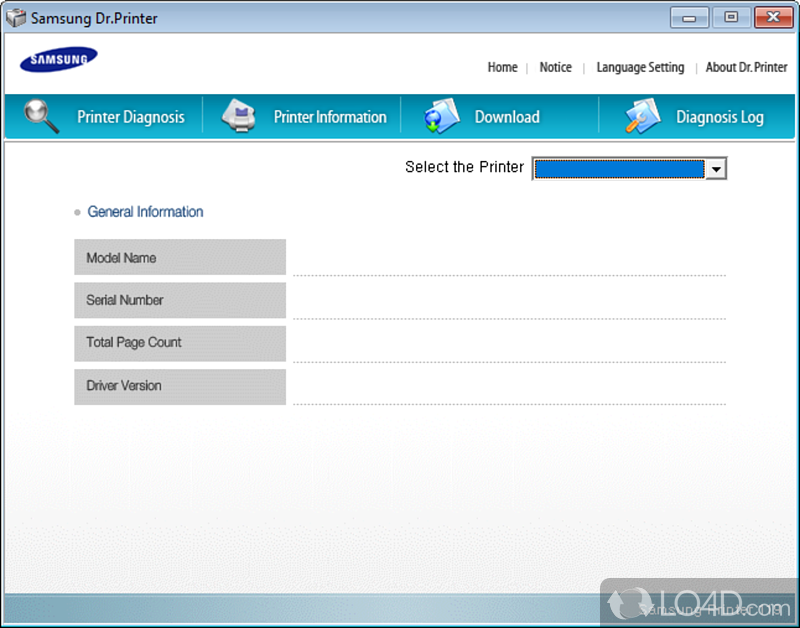 Samsung Dr. Printer screenshot