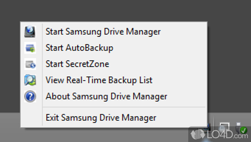 Samsung Drive Manager: Samsung - Screenshot of Samsung Drive Manager