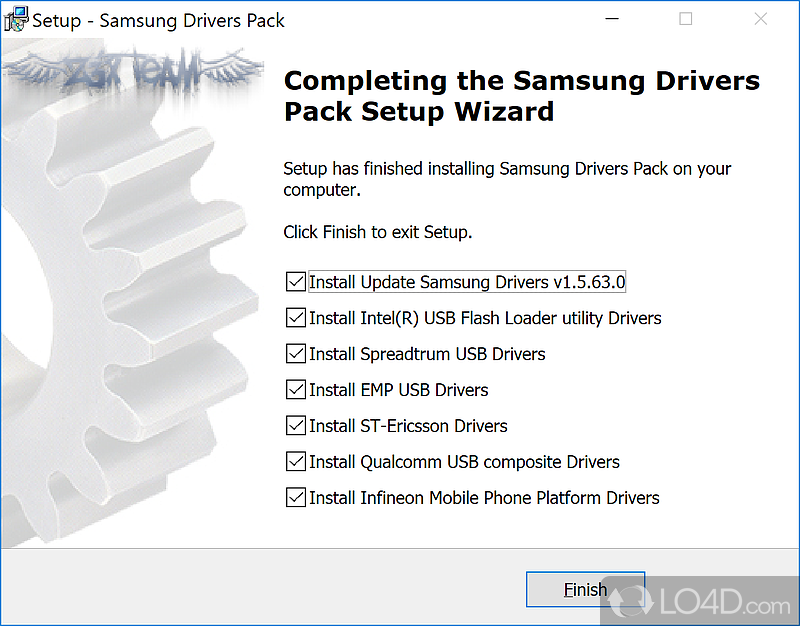 Samsung Drivers Pack screenshot
