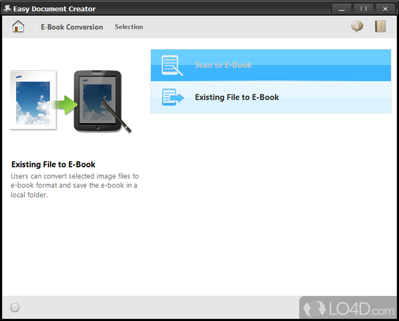 Samsung Easy Document Creator screenshot