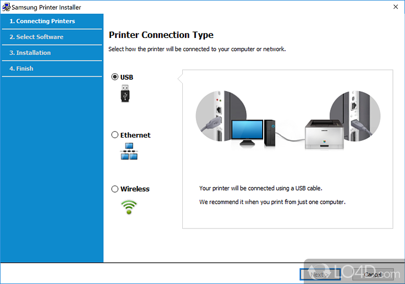 Samsung Printer Diagnostics screenshot