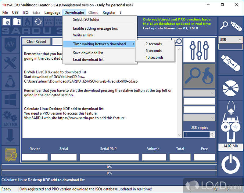 One USB multiboot for install - Screenshot of SARDU