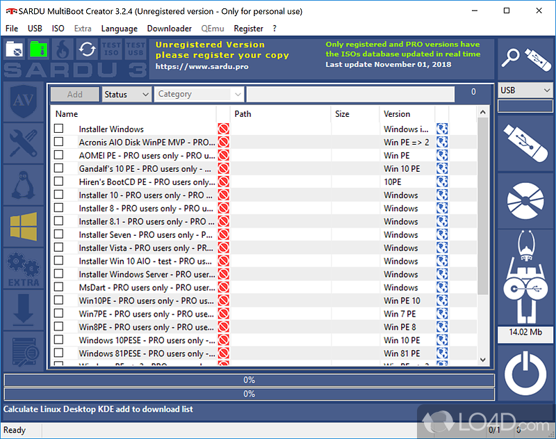 SARDU: Antivirus - Screenshot of SARDU