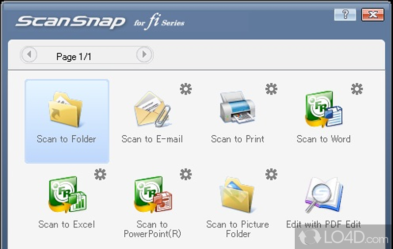 Install the portable scanner - Screenshot of ScanSnap Manager