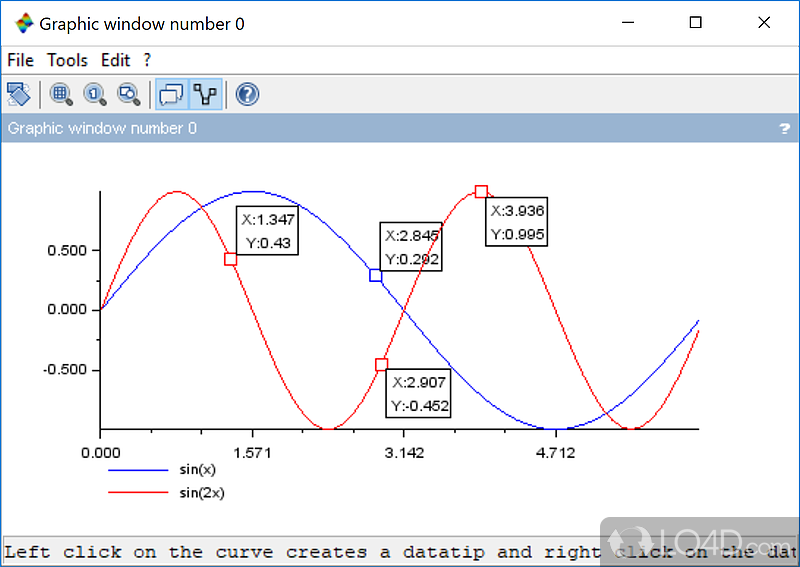 Numerical analysis - Screenshot of Scilab