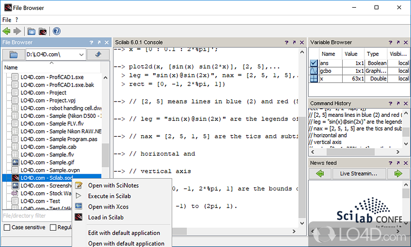 Install modules that suit your environment - Screenshot of Scilab