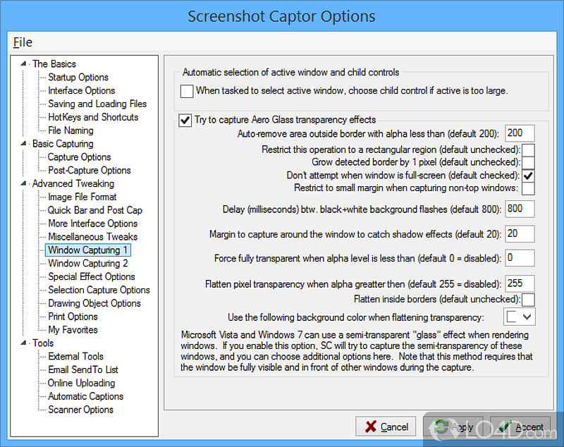 A lightweight and flexible screenshot app - Screenshot of Screenshot Captor