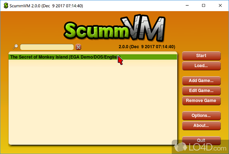 Intuitive and fun game emulator - Screenshot of ScummVM
