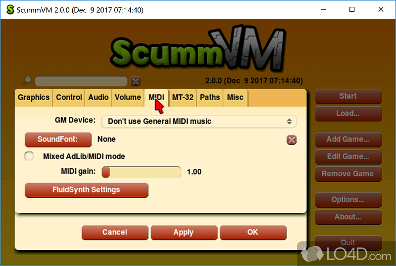 ScummVM: Play those games - Screenshot of ScummVM