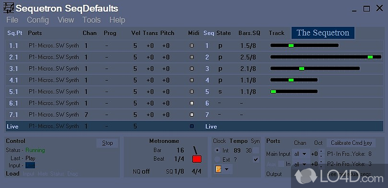 SequetronLE screenshot