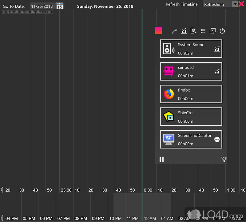 Time tracker & parental control for adult - Screenshot of Seriousd