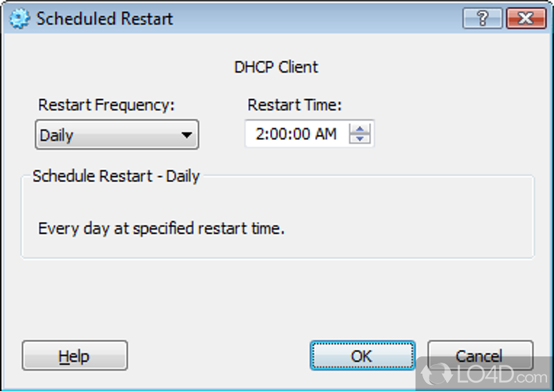 Keep Windows services running or restart them on a user-defined schedule - Screenshot of Service Hawk