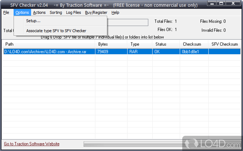 sfv file checker