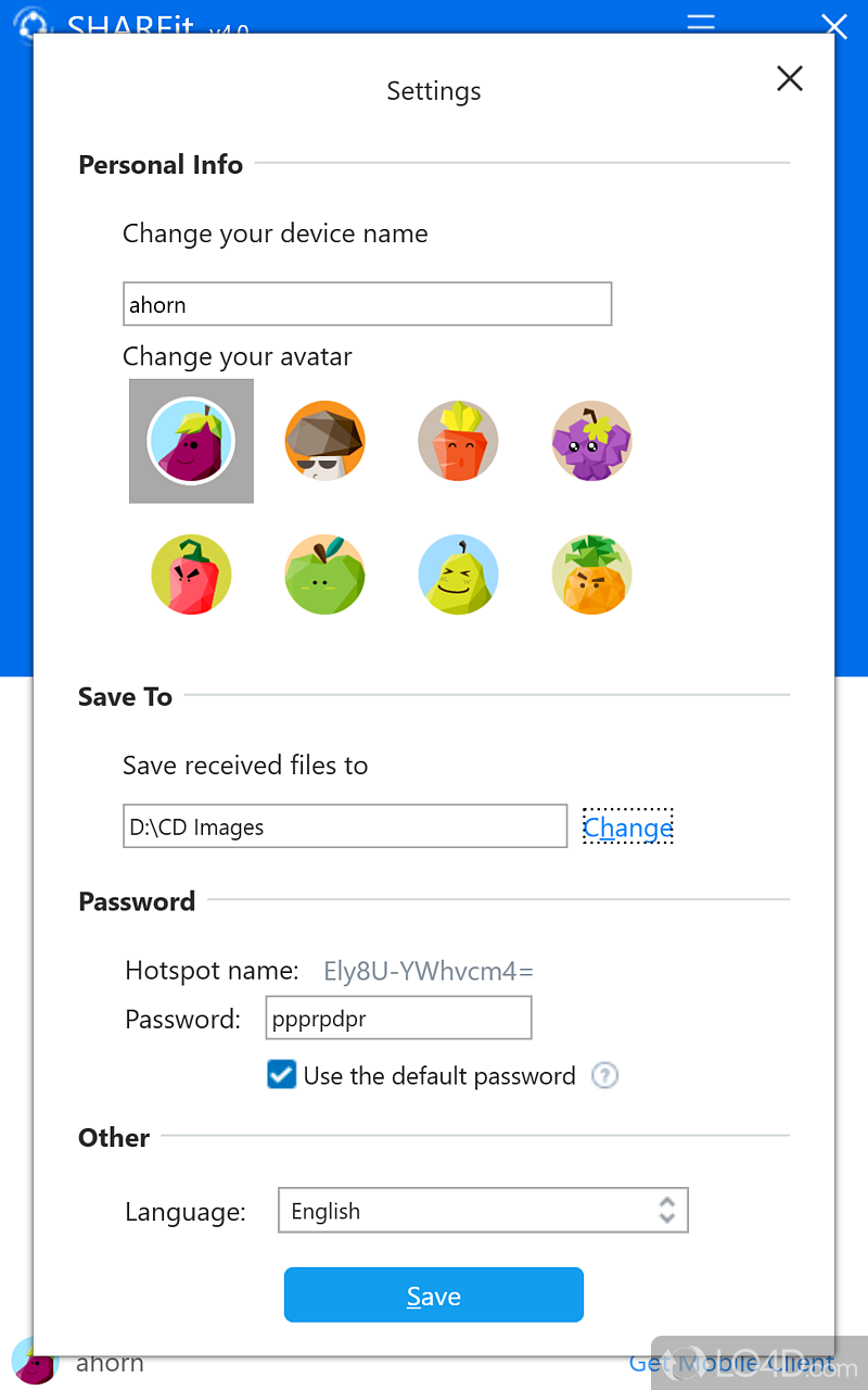 Send and receive files between devices with minimal effort - Screenshot of SHAREit