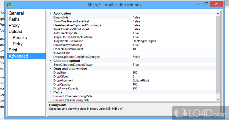 ShareX: Lots to discover - Screenshot of ShareX