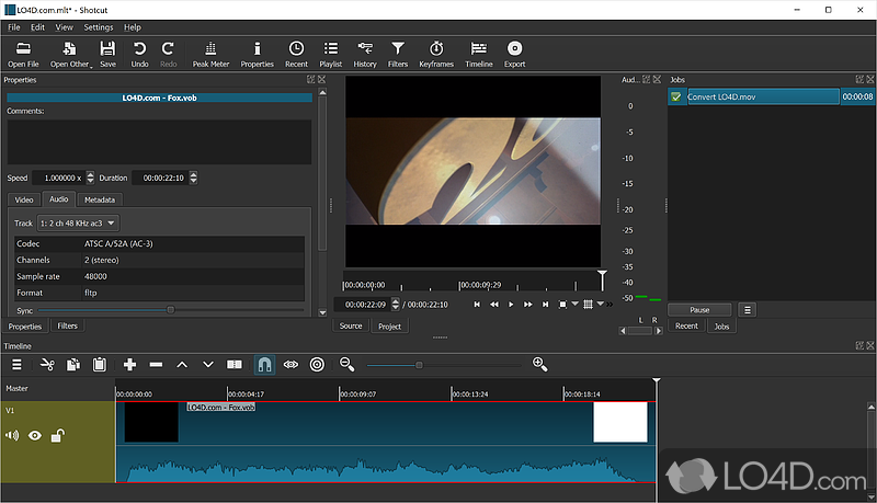 shotcut video editing software free download