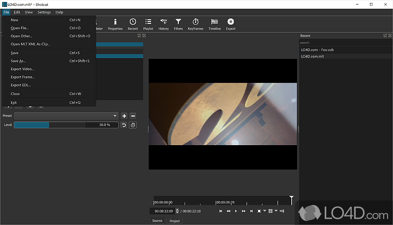 Shotcut Video Editor: Shotcut - Screenshot of Shotcut Video Editor