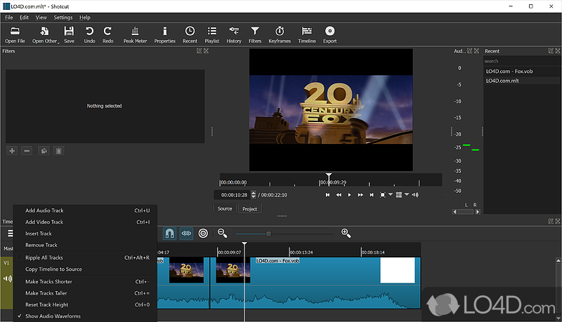 Shotcut Video Editor: Reliable to use - Screenshot of Shotcut Video Editor