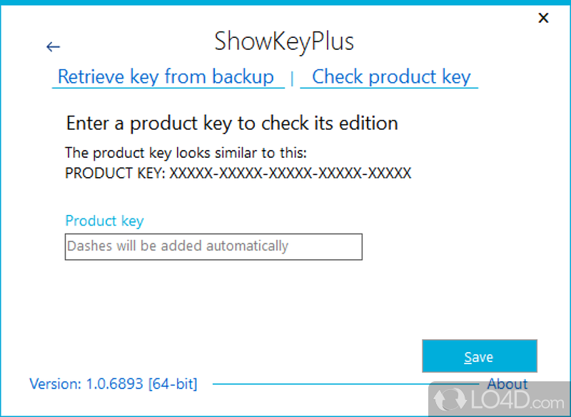Requires no installation - Screenshot of ShowKeyPlus