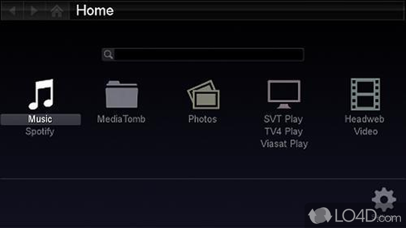 ShowTime for PS3 (Movian): PS3 Media Player - Screenshot of ShowTime for PS3 (Movian)