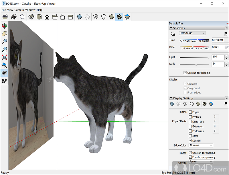 SketchUp Viewer: Share  - Screenshot of SketchUp Viewer