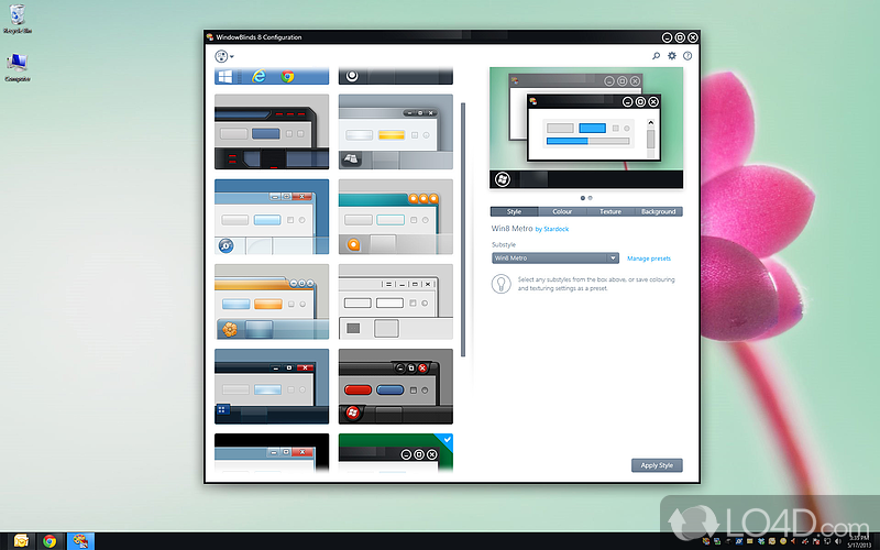 Make new design interface for Windows - Screenshot of SkinStudio
