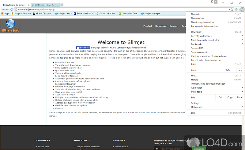 slimjet regular installer