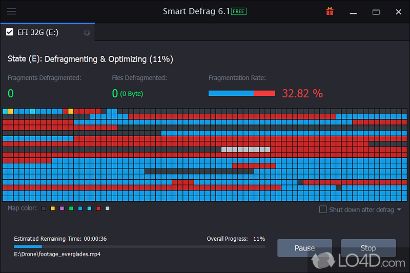 Smart Defrag: Defragmentation - Screenshot of Smart Defrag