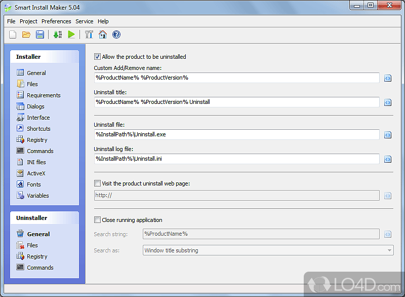 Save time on software deployment by creating installation packages in minutes - Screenshot of Smart Install Maker