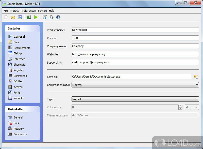 Save time on software deployment by creating installation packages in minutes - Screenshot of Smart Install Maker