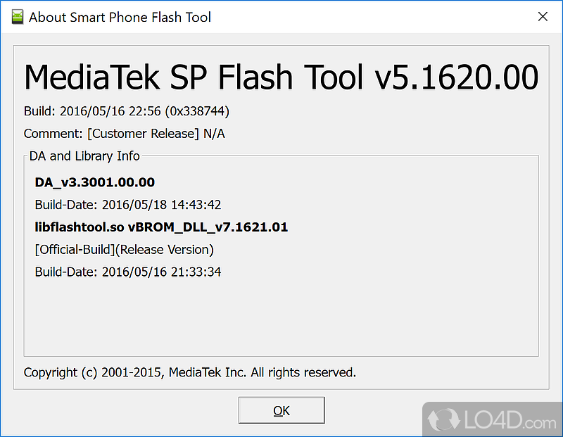 Smart Phone Flash Tool: SP flash tool - Screenshot of Smart Phone Flash Tool