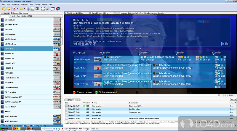 A handy utility for anyone watching TV on their PCs - Screenshot of SmartDVB