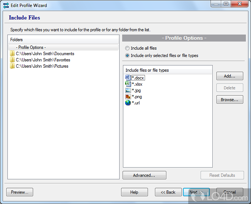 A powerful backup and synchronization utility - Screenshot of SmartSync Pro