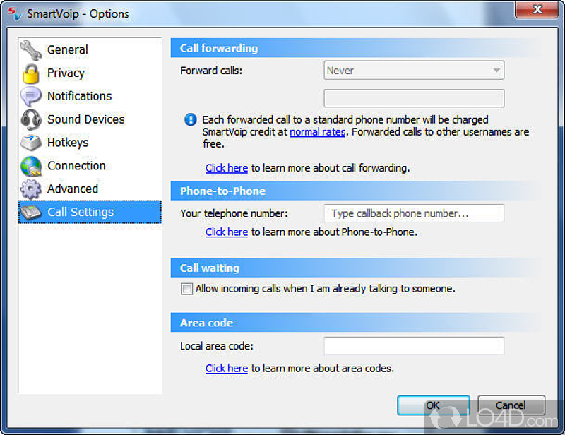 SmartVoip screenshot