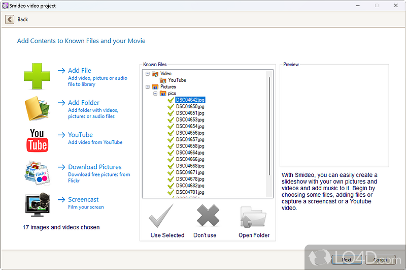 Edit videos and set display order - Screenshot of Smideo