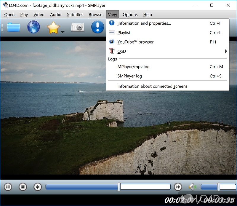 SMPlayer: Subtitles - Screenshot of SMPlayer