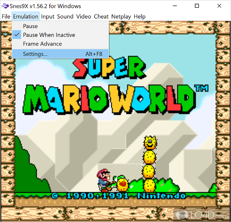 Enjoy the best Super Nes games on your PC - Screenshot of Snes9X