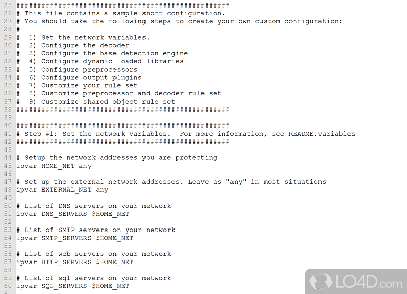Open source network intrusion detection system - Screenshot of Snort